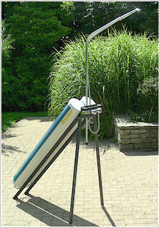 Swiss Made outdoor solarshower by Andy Byland